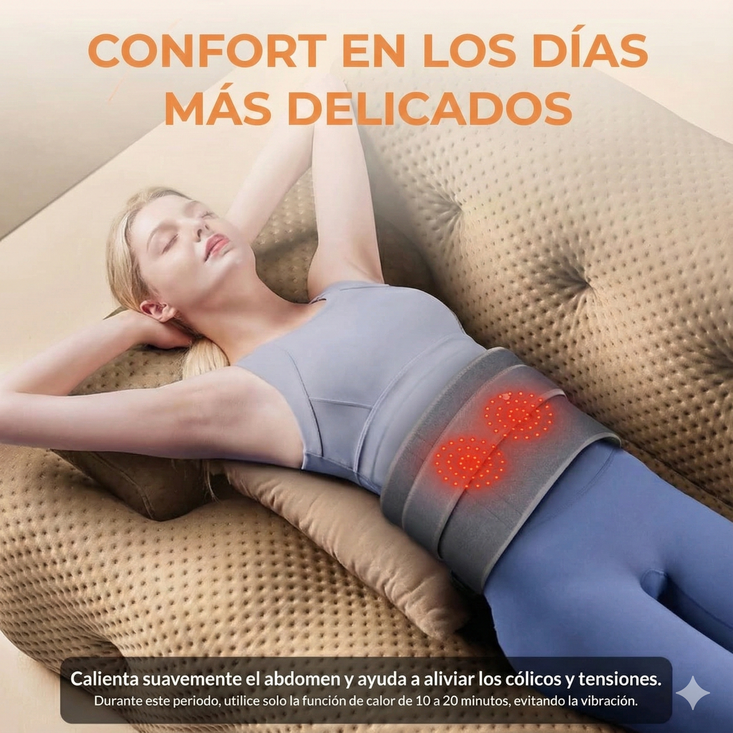 AXON® LumbAlivio: La Faja Masajeadora 2 en 1 con Tecnología de Calor y Vibración