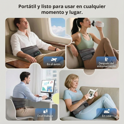 AXON® LumbAlivio: La Faja Masajeadora 2 en 1 con Tecnología de Calor y Vibración